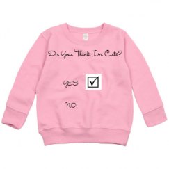 Toddler Crewneck Basic Promo Sweatshirt