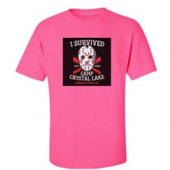 Unisex Ultra Cotton Safety Neon Crewneck Tee