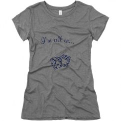 Ladies Slim Fit Super Soft Triblend Tee