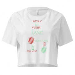 Ladies Festival Cali Crop Top Tee