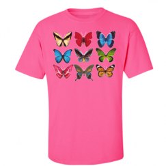 Unisex Ultra Cotton Safety Neon Crewneck Tee