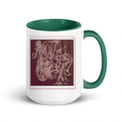 15oz Ceramic Mug with Color Inside