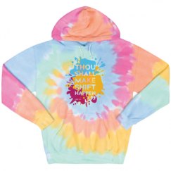 Unisex Tie-Dye Fleece Hoodie