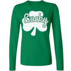 Ladies Relaxed Fit Basic Long Sleeve Tee