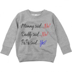 Toddler Crewneck Basic Promo Sweatshirt