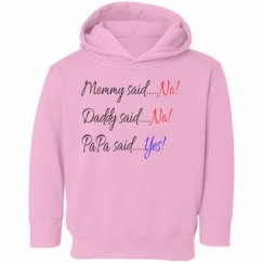Toddler Hooded Sweatshirt