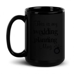 15oz Black Glossy Mug
