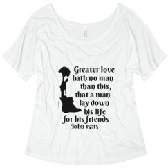 Ladies Flowy Slouchy Tee