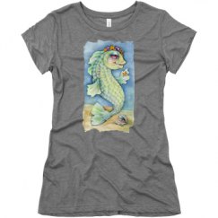 Ladies Slim Fit Super Soft Triblend Tee