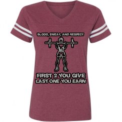 Ladies Relaxed Fit Vintage Sports Tee