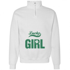 Unisex Cadet Collar Sweatshirt