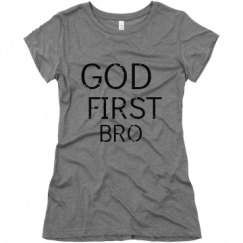 Ladies Slim Fit Super Soft Triblend Tee