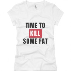 Ladies Slim Fit Basic Promo Jersey Tee