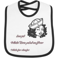 Infant Contrast Trim Bib