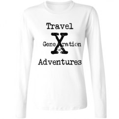 Ladies Relaxed Fit Basic Long Sleeve Tee