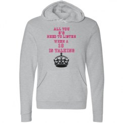 Unisex Fleece Pullover Midweight Hoodie