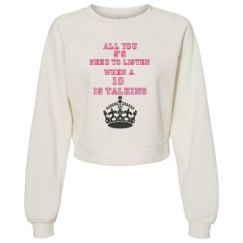 Women's Raglan Pullover Fleece