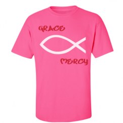 Unisex Ultra Cotton Safety Neon Crewneck Tee