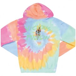 Unisex Tie-Dye Fleece Hoodie