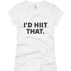Ladies Slim Fit Basic Promo Jersey Tee