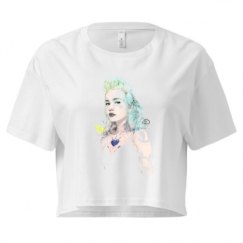 Ladies Festival Cali Crop Top Tee