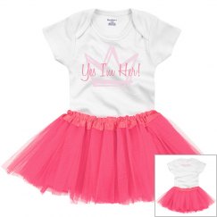 Baby Girl "Yes I'm Her" Dress 
