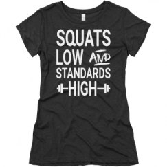 Ladies Slim Fit Super Soft Triblend Tee