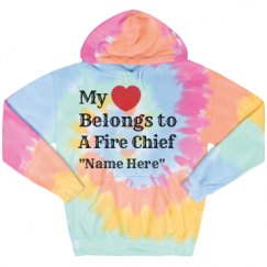 Unisex Tie-Dye Fleece Hoodie