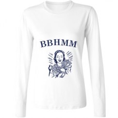 Ladies Relaxed Fit Basic Long Sleeve Tee