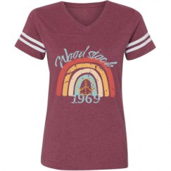 Ladies Relaxed Fit Vintage Sports Tee