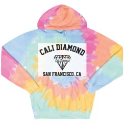 Unisex Tie-Dye Fleece Hoodie