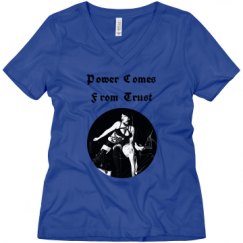 Ladies Relaxed Fit V-Neck Tee