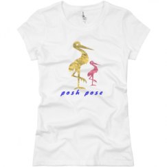 Ladies Slim Fit Basic Promo Jersey Tee