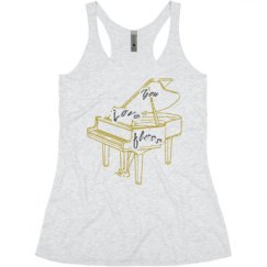 Ladies Slim Fit Super Soft Racerback Triblend Tank