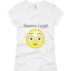 Ladies Slim Fit Basic Promo Jersey Tee