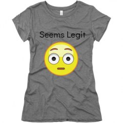 Ladies Slim Fit Super Soft Triblend Tee