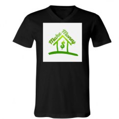 Unisex V-Neck Jersey Tee