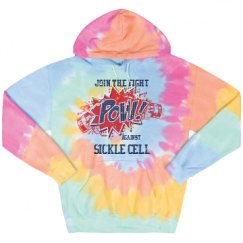 Unisex Tie-Dye Fleece Hoodie