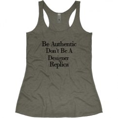 Ladies Slim Fit Super Soft Racerback Triblend Tank