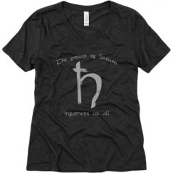 Ladies Relaxed Fit Super Soft Triblend V-Neck Tee