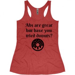 Ladies Slim Fit Super Soft Racerback Triblend Tank