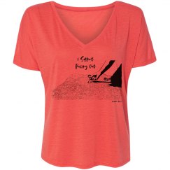 I Support Pulling Out - Women - Flowy Slouchy V Neck T