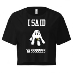 Ladies Festival Cali Crop Top Tee