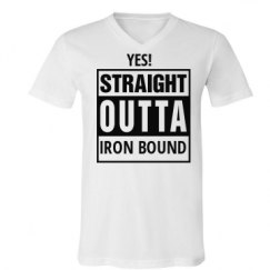 Unisex V-Neck Jersey Tee