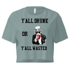 Ladies Festival Cali Crop Top Tee