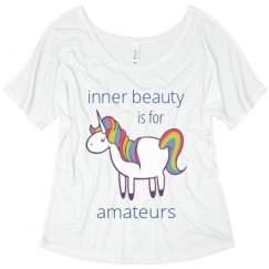 Ladies Flowy Slouchy Tee