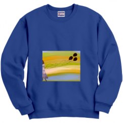 Unisex Film and Foil Crewneck Sweatshirt