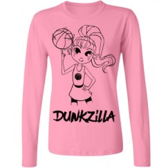 Ladies Relaxed Fit Basic Long Sleeve Tee