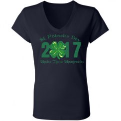 Ladies Slim Fit V-Neck Jersey Tee