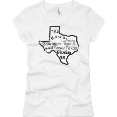 Ladies Slim Fit Basic Promo Jersey Tee